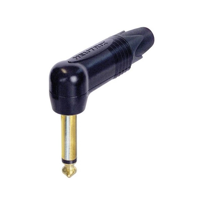 Neutrik NP2RX-B - Wtyk Jack Mono kątowy