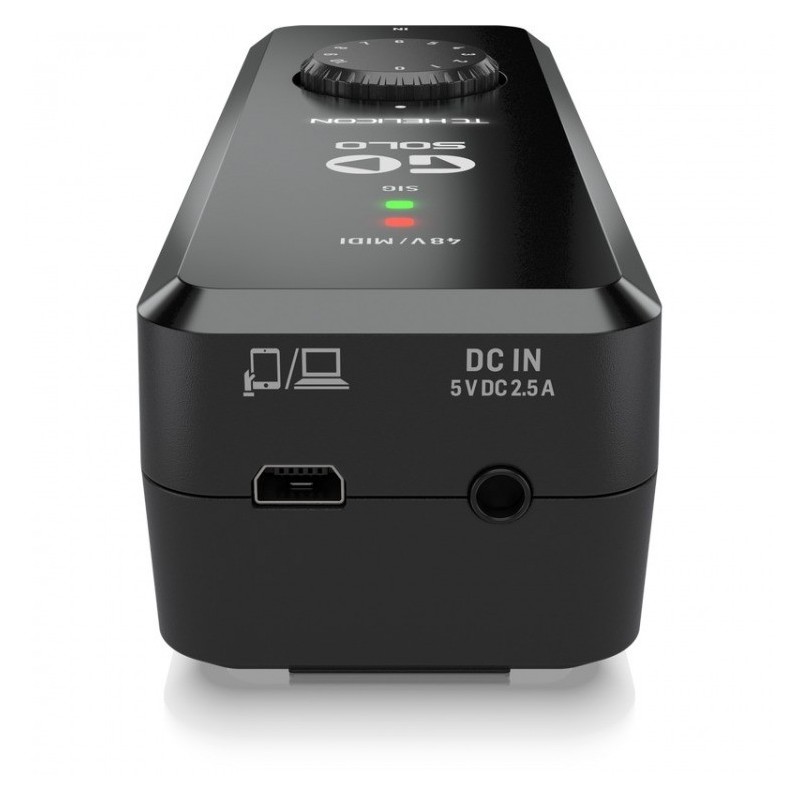 TC Helicon GO Solo - wejście USB