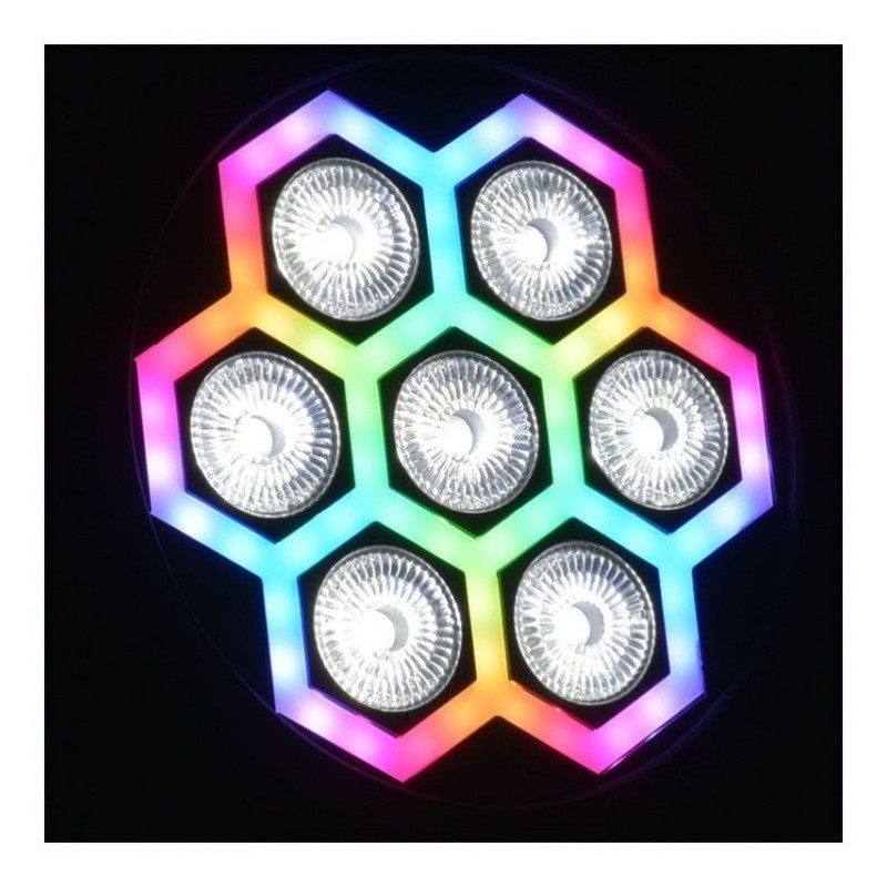 LIGHT4ME FRAME PAR 7x12 LED RGBW - reflektor efekt