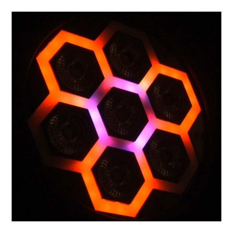 LIGHT4ME FRAME PAR 7x12 LED RGBW - reflektor efekt