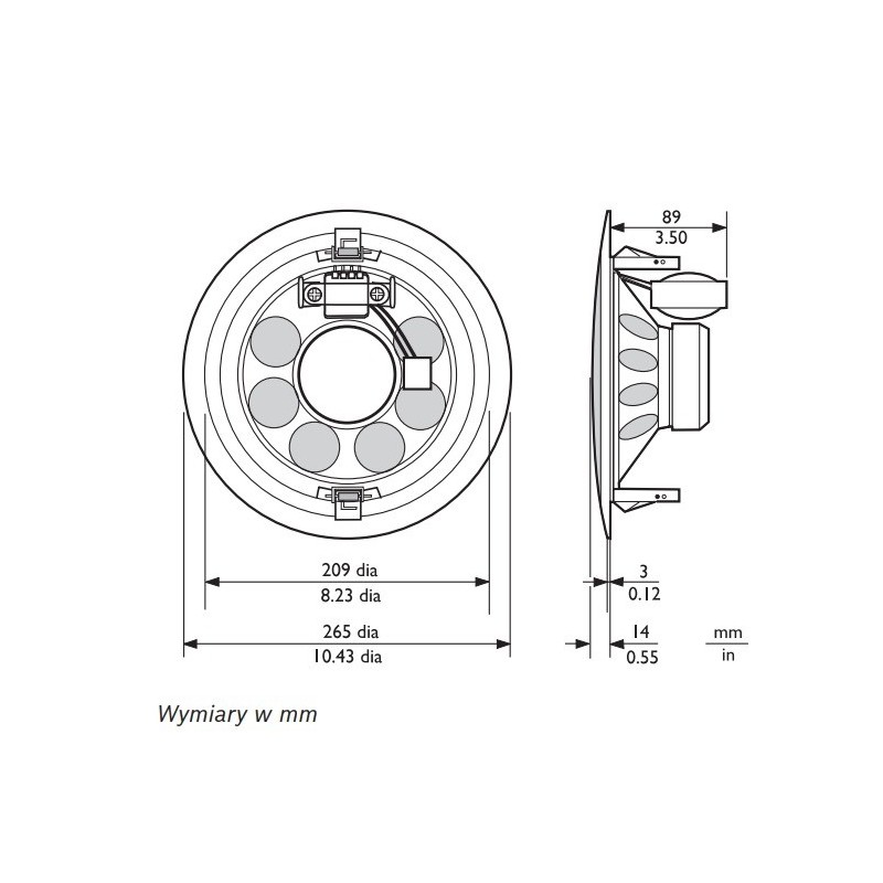 Bosch LBC3099sls41 - Głośnik Sufitowy