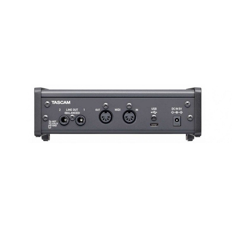 Tascam US-2x2HR - back