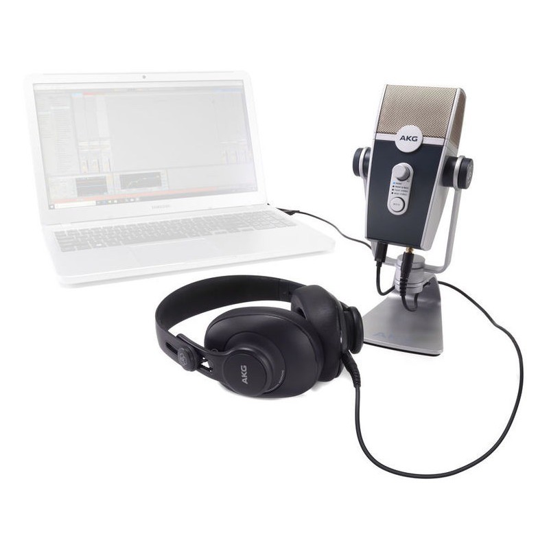 AKG Podcaster Essentials Kit - mikrofon + słuchawki