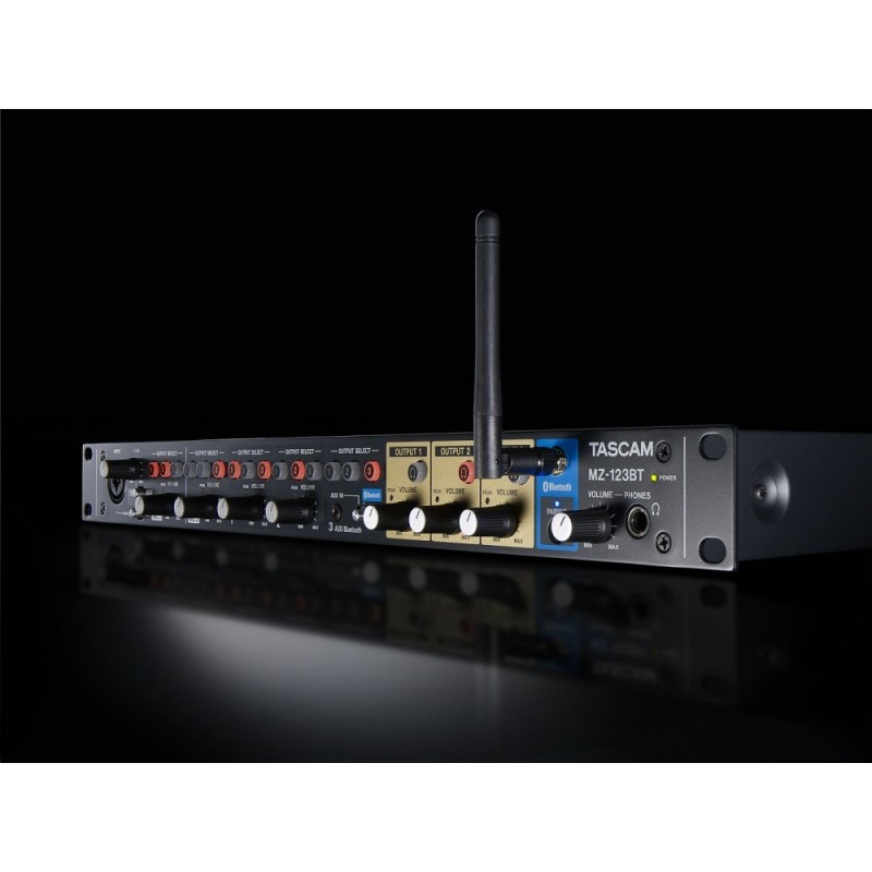 Tascam MZ-123BT - mikser 3-strefowy z Bluetooth