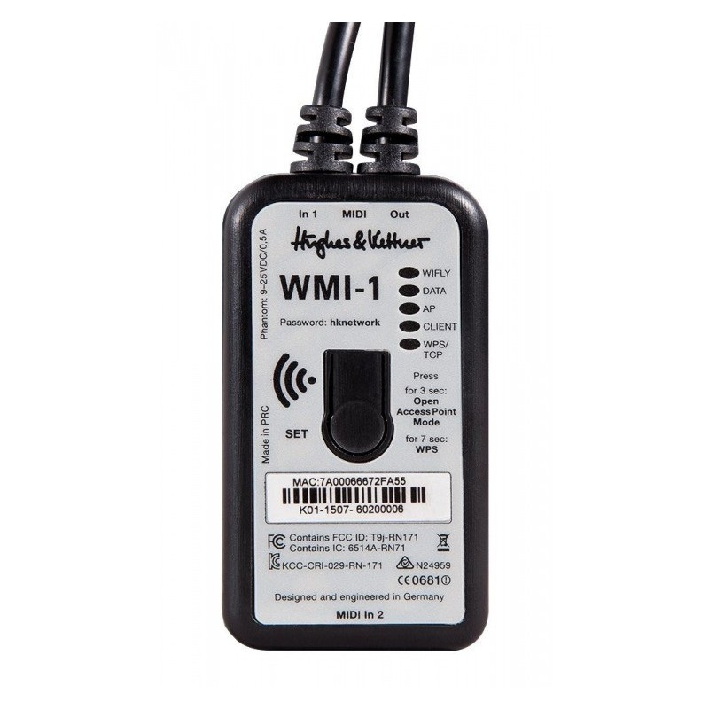 Hughes & Kettner WMI-1 - interfejs MIDI