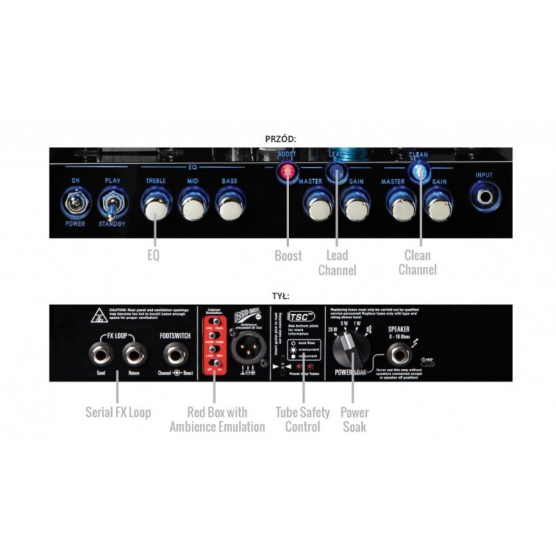 Hughes & Kettner TubeMeister Deluxe 20 - Head gitarowy