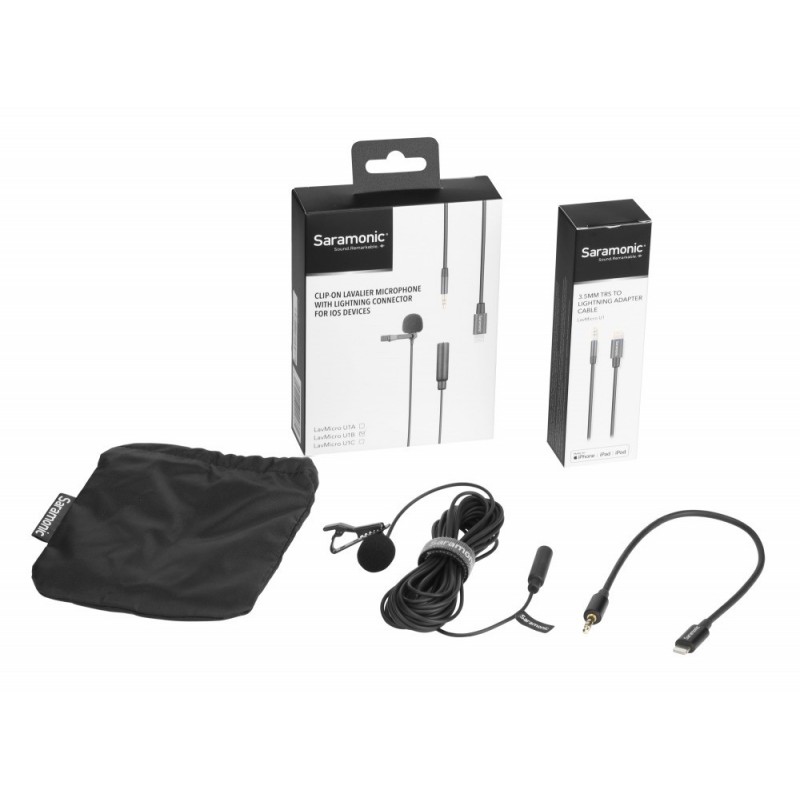 Saramonic LavMicro U1B - Mikrofon krawatowy z Lightning