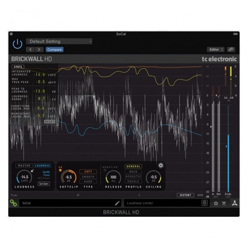 TC Electronic Brickwall HD - wtyczka z interfejsem