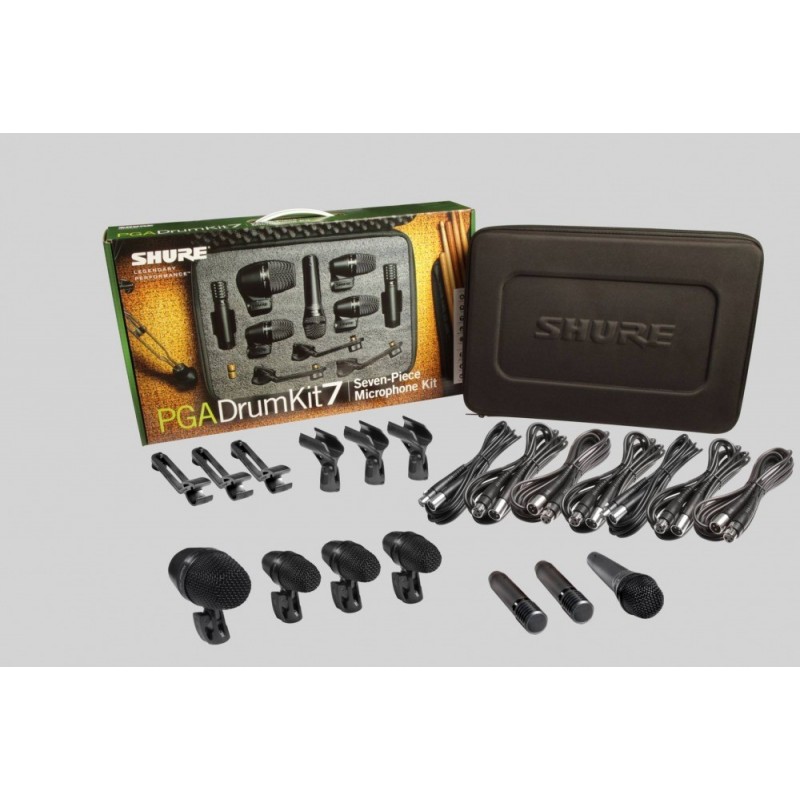 SHURE PGADRUMKIT7 - Zestaw mikrofonów perkusyjnych