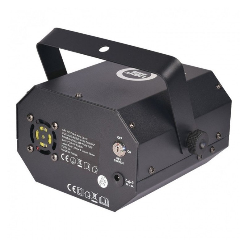 LIGHT4ME Disco Kula Laser - multiefekt świetlny LED