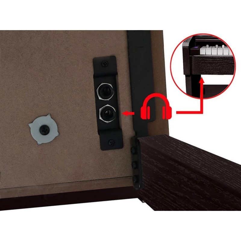 Medeli DP280K/RW - wejście słuchawkowe