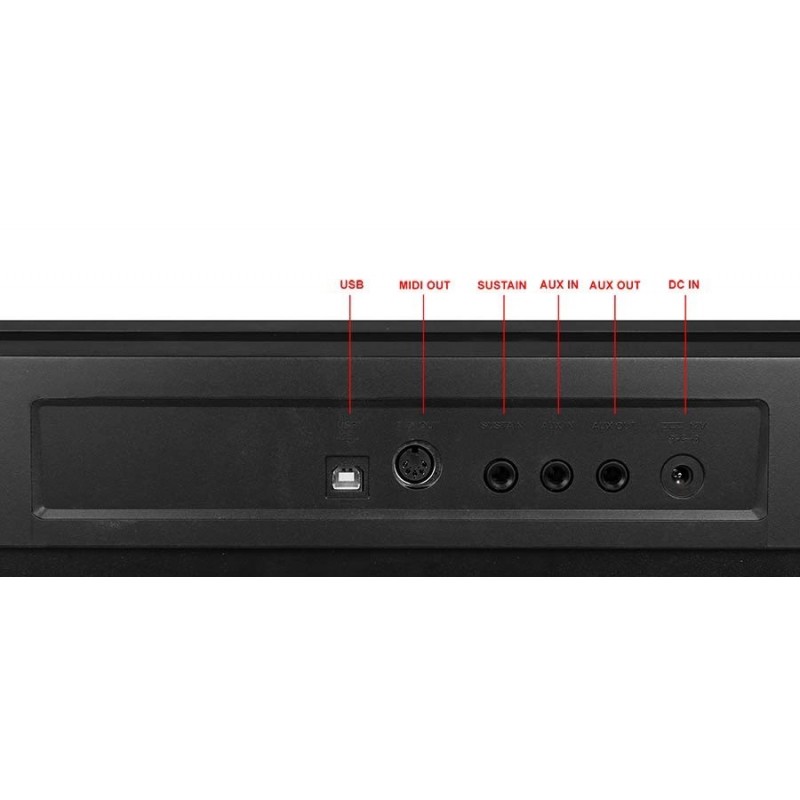 Medeli SP4000/BK - outputs