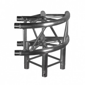 DURATRUSS DT 34sls2-C30R-L90 - narożnik alu 90° + down