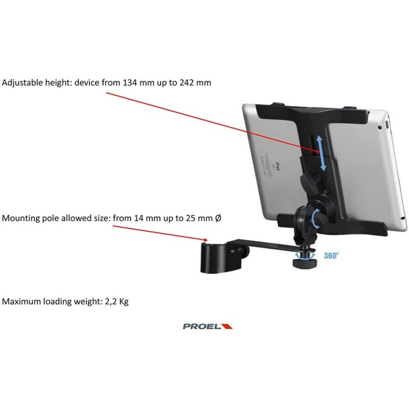 Proel PROIPS03 - Uchwyt Do Tabletów