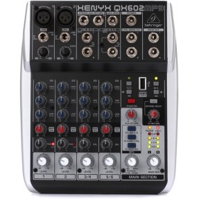 BEHRINGER XENYX QX 602 MP3 - mikser audio