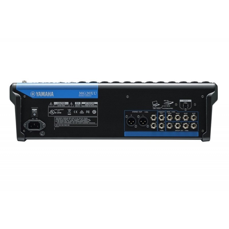 Yamaha MG20XU - back