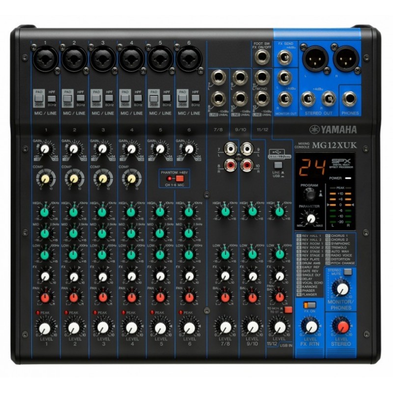 Yamaha MG12XUK - top