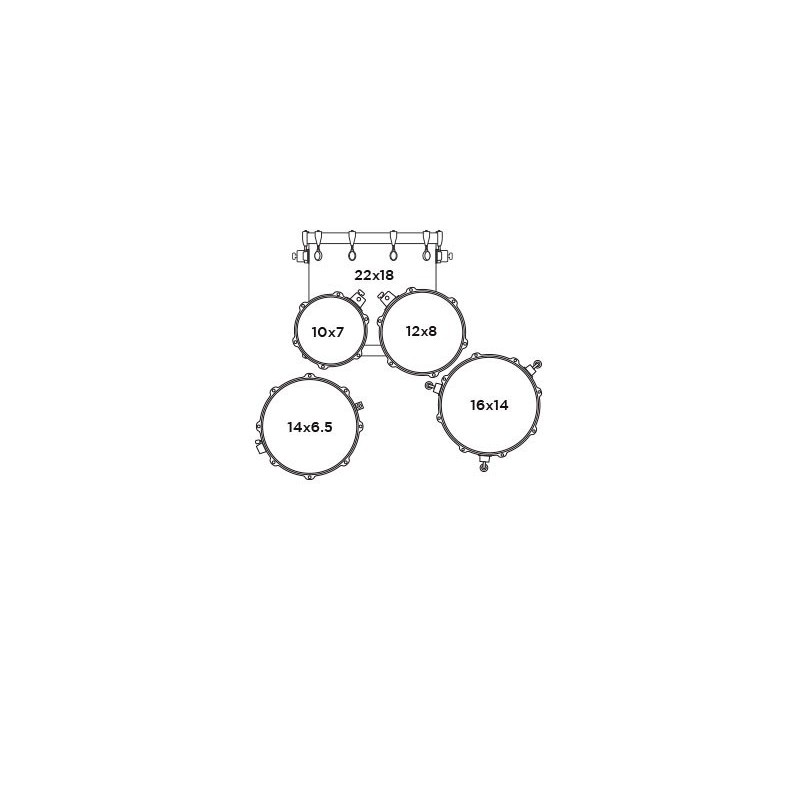 Mapex MA529SF RW - zestaw perkusyjny