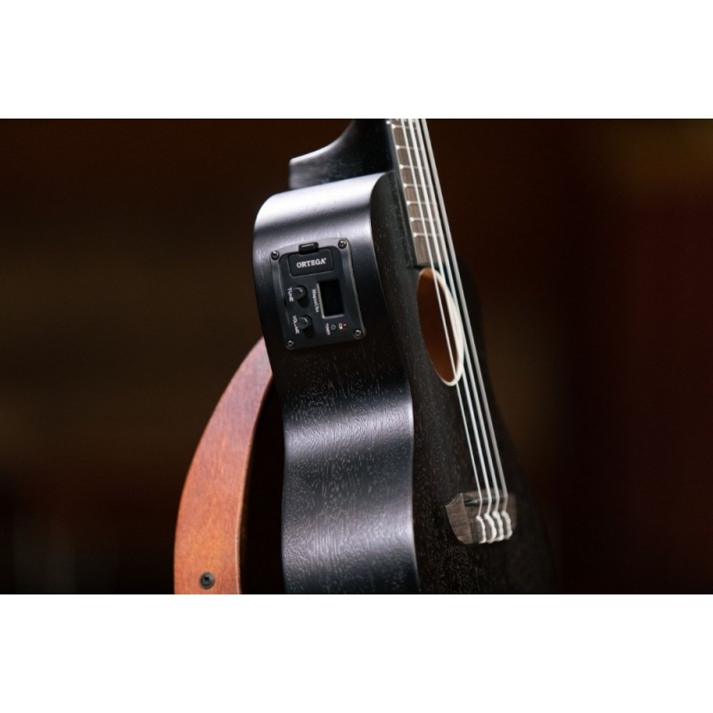 Ortega RUHZ-CE-SBK - ukulele elektro-akustyczne
