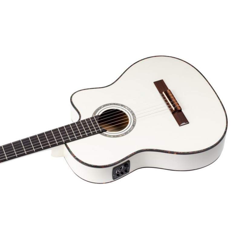 Ortega RCE145WH - gitara elektro-klasyczna