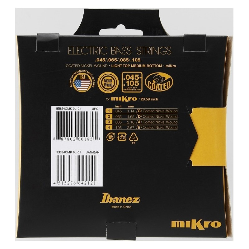 Ibanez IEBS4CMK - Struny basowe