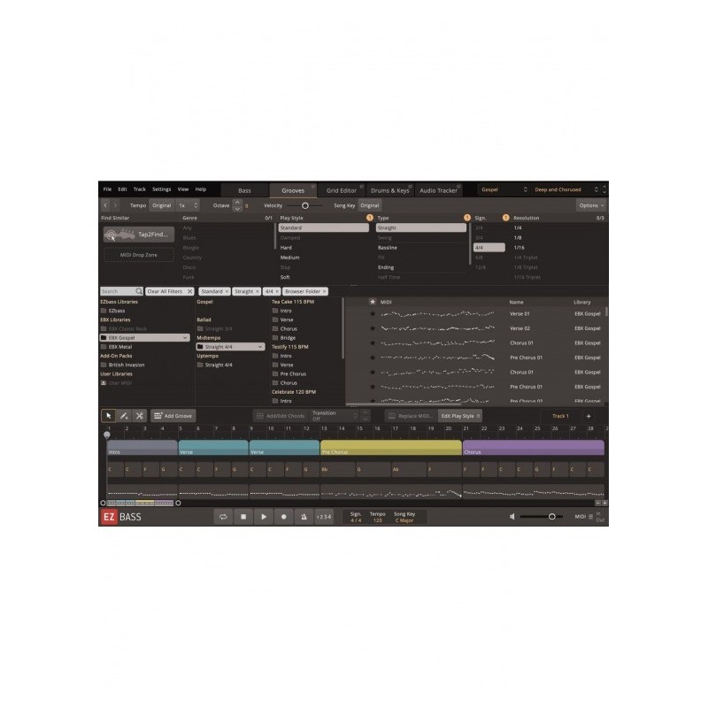 Toontrack Gospel EBX - Brzmienia do EZbass