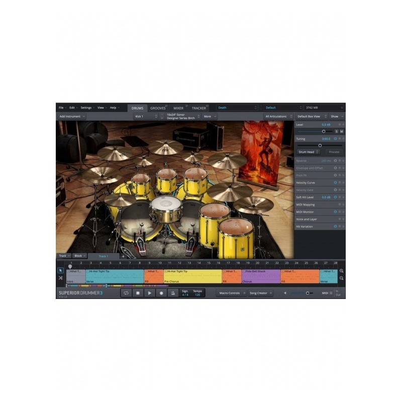 Toontrack Death & Darkness SDX - Brzmienia