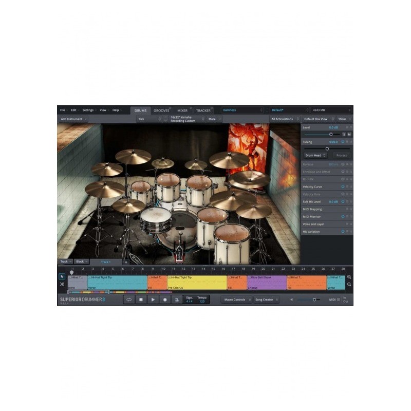 Toontrack Death & Darkness SDX - Brzmienia