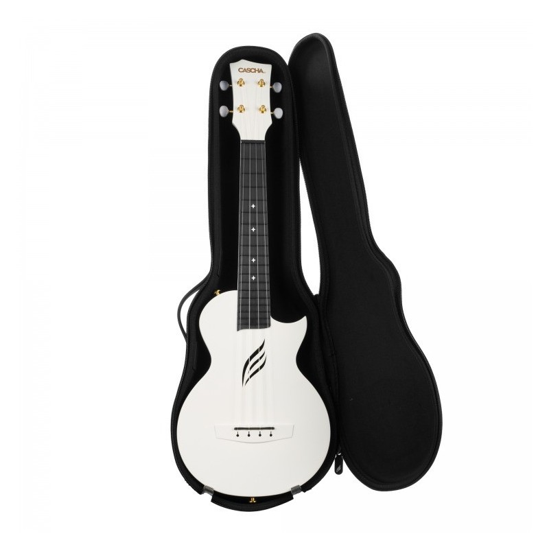 Cascha Carbon Fibre Set White - Ukulele koncertowe
