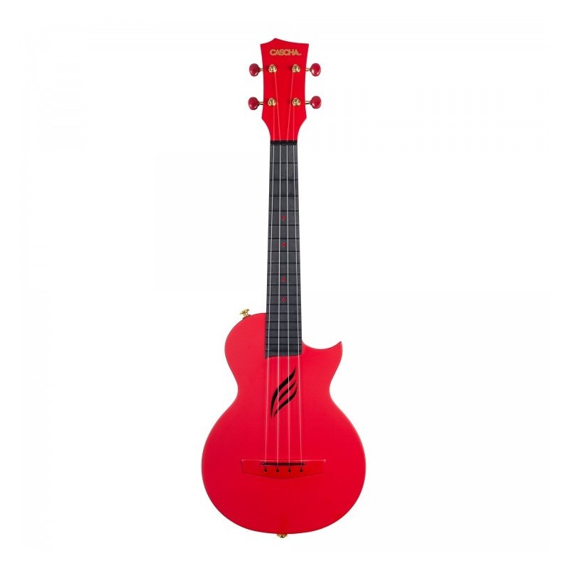 Cascha Carbon Fibre Set Red - Ukulele koncertowe