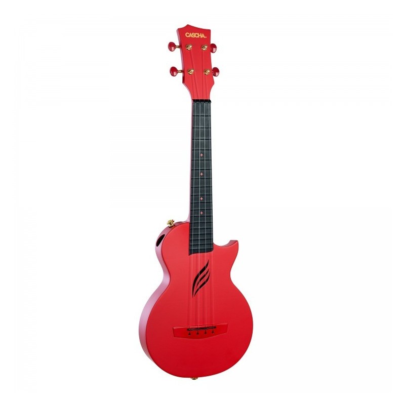 Cascha Carbon Fibre Set Red - Ukulele koncertowe