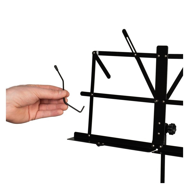 Cascha Music Stand - pulpit nutowy z pokrowcem