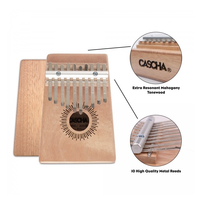 Cascha Kalimba Mahagony 10 - Kalimba
