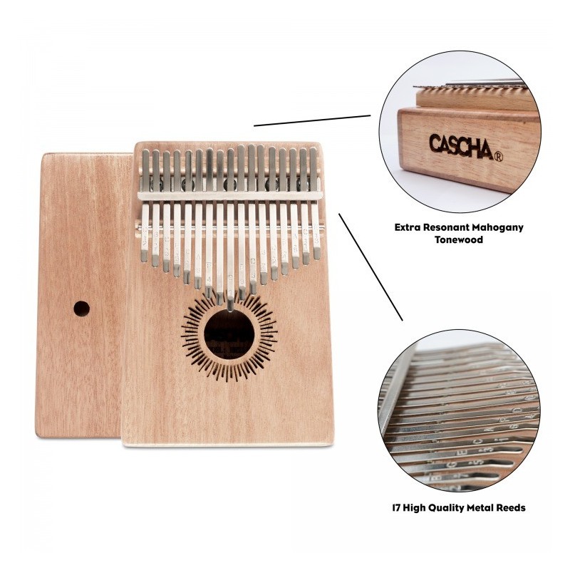 Cascha Kalimba Mahagony 17 - Kalimba