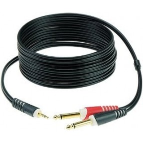 KLOTZ AY5-0300 - kabel M Jack - 2 x JACK 3m