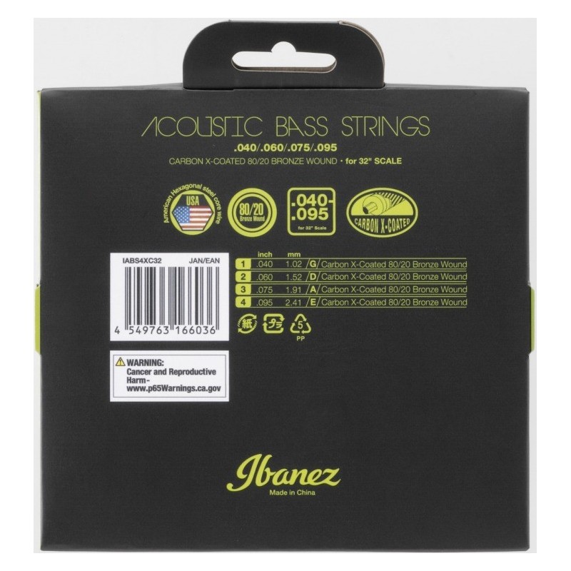 Ibanez IABS4XC32 - Struny basowe
