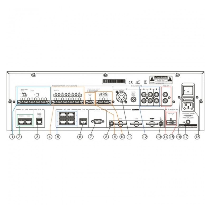 ITC AUDIO VA-6000MA - jednostka centralna
