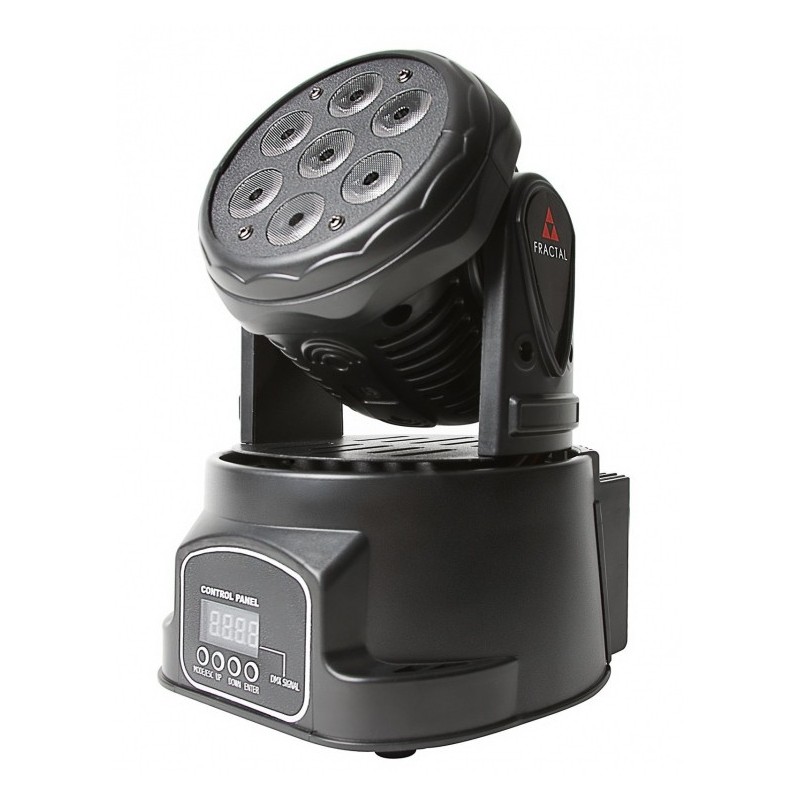 FRACTAL MINI LED MOVING HEAD 7 x 10 W - głowa ruchoma