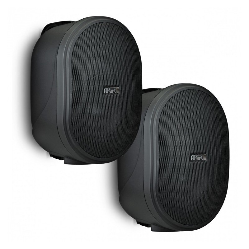 APART OVO5P BL - Zestaw 2 kolumn głośnikowych - aktywna + pasywna 2x20W