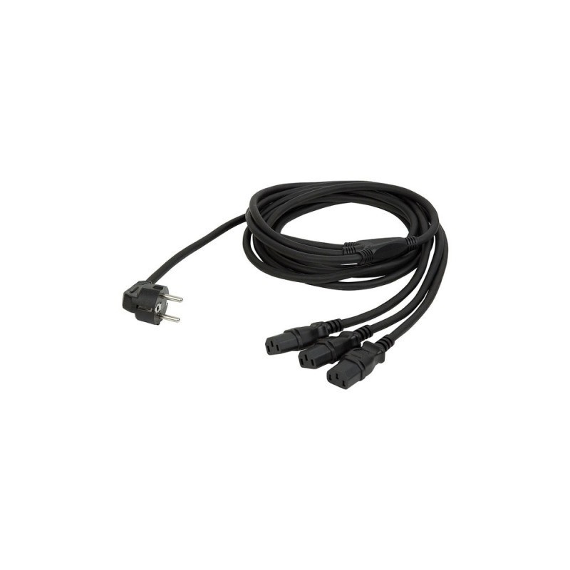 DAP AUDIO Schuko to 3 IEC Splitter - kabel 3m