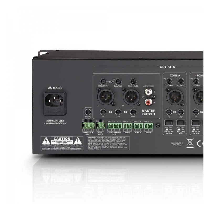 LD Systems ZONE 624 - mikser 4-strefowy