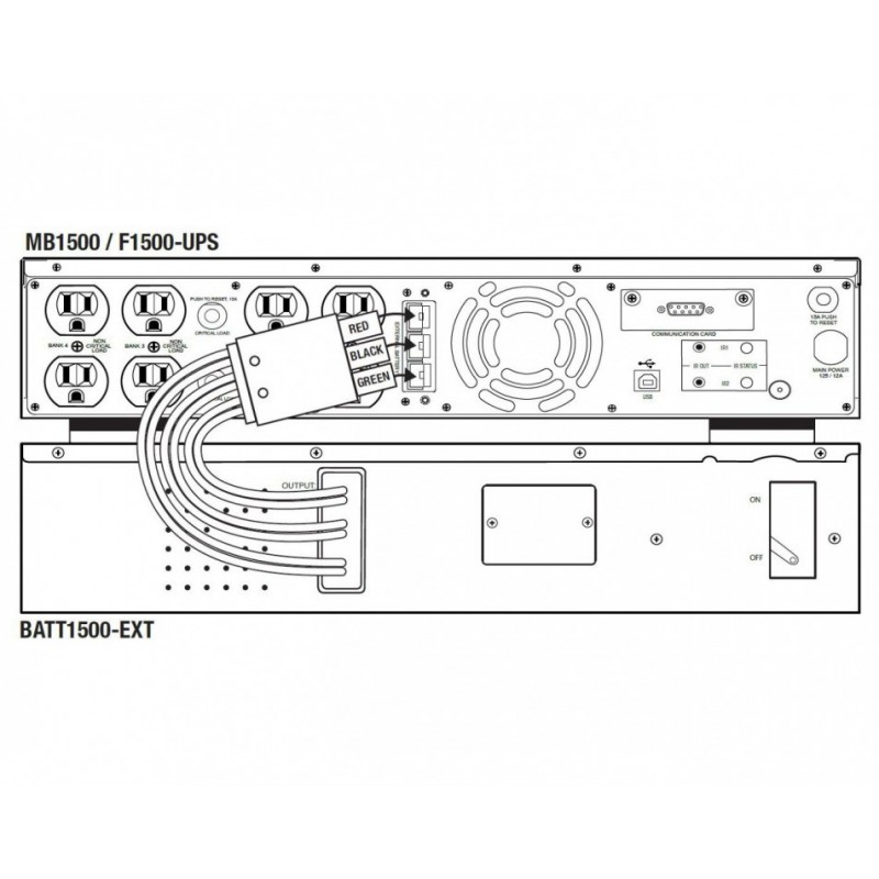 Furman F1500-UPS - schema