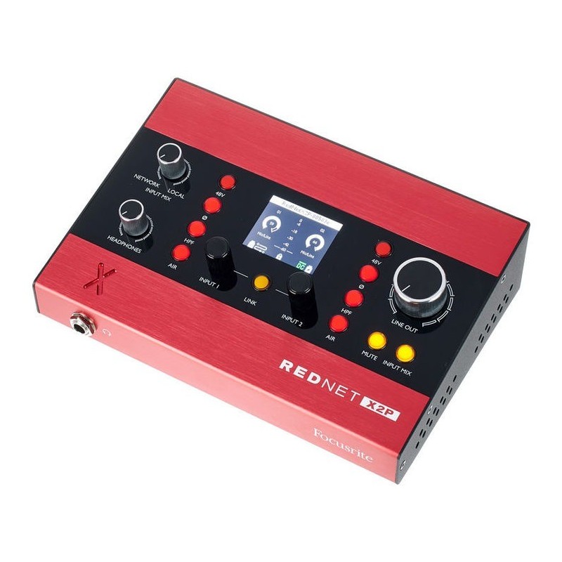 Focusrite RedNet X2P - left