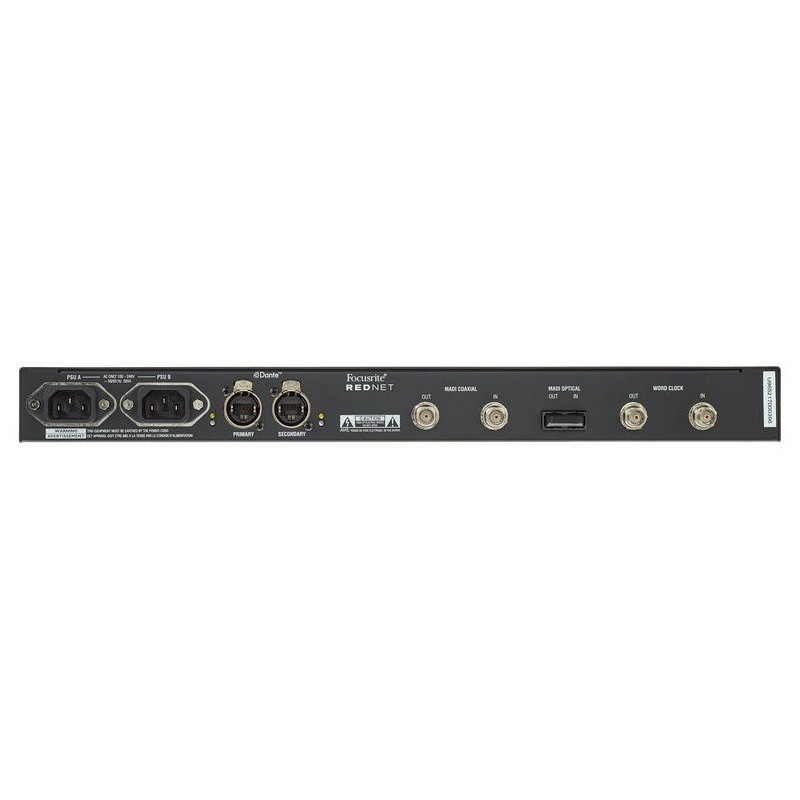 Focusrite RedNet D64R - rear