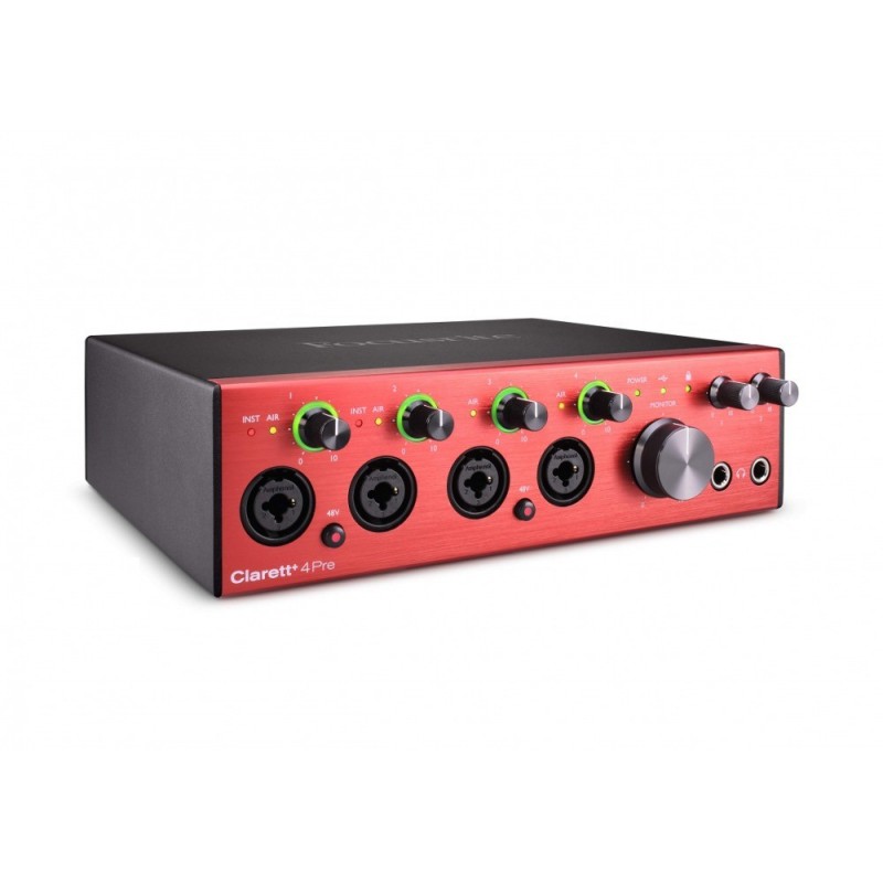 Focusrite Clarett+ 4Pre - left