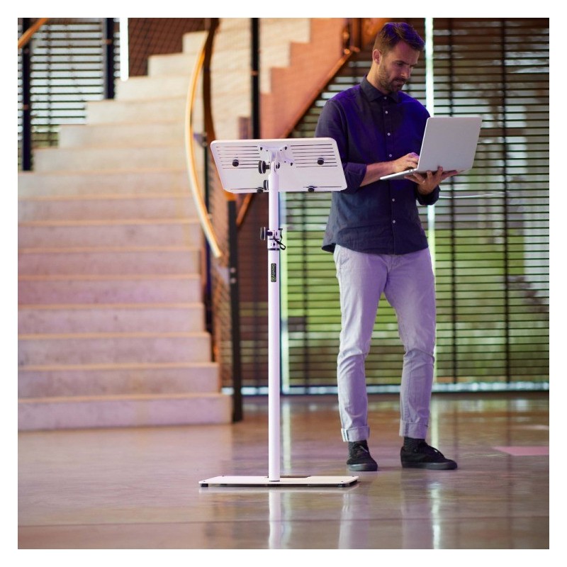 Gravity LTS T 02 W - statyw na laptop biały