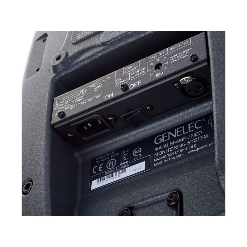 Genelec 8050 BPM - back panel