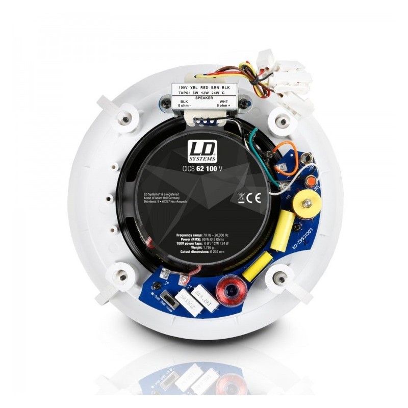 LD Systems CICS 62 100V - głośnik instalacyjny
