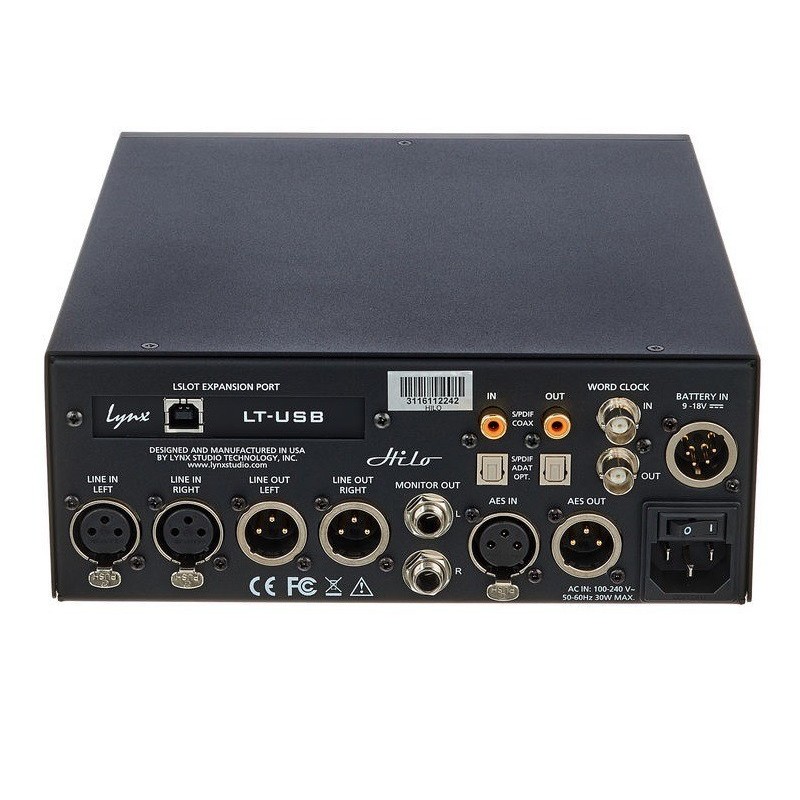 Lynx Studio Hilo Black USB - konwerter AD - DA
