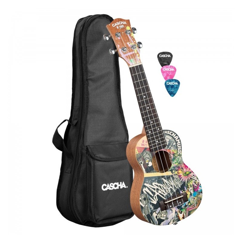 Cascha Soprano Art Urban - Ukulele sopranowe - 2